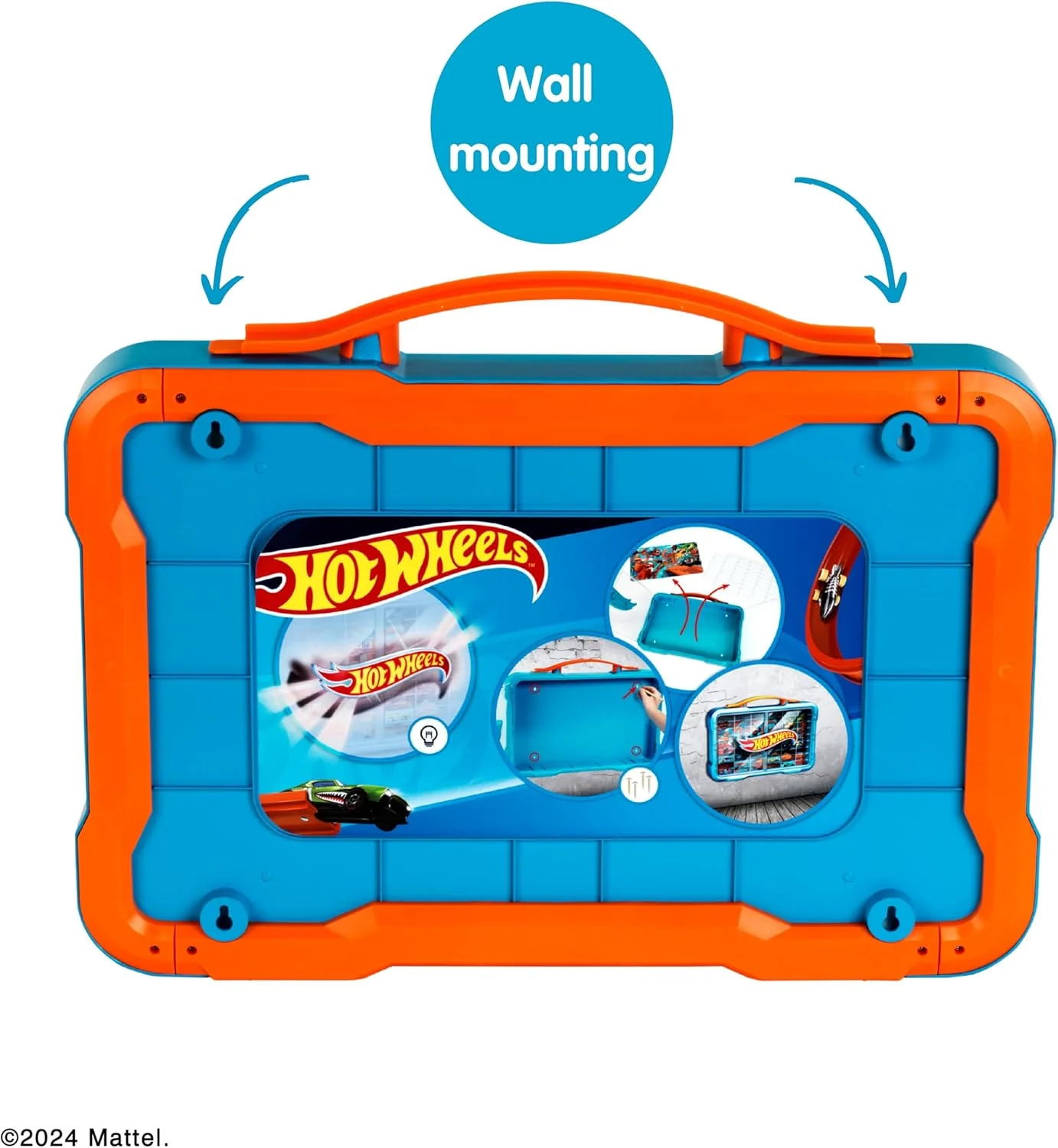 Klein Hot Wheels Collector's Case With Illuminated Hot Wheels Logo 2408 - Image 3
