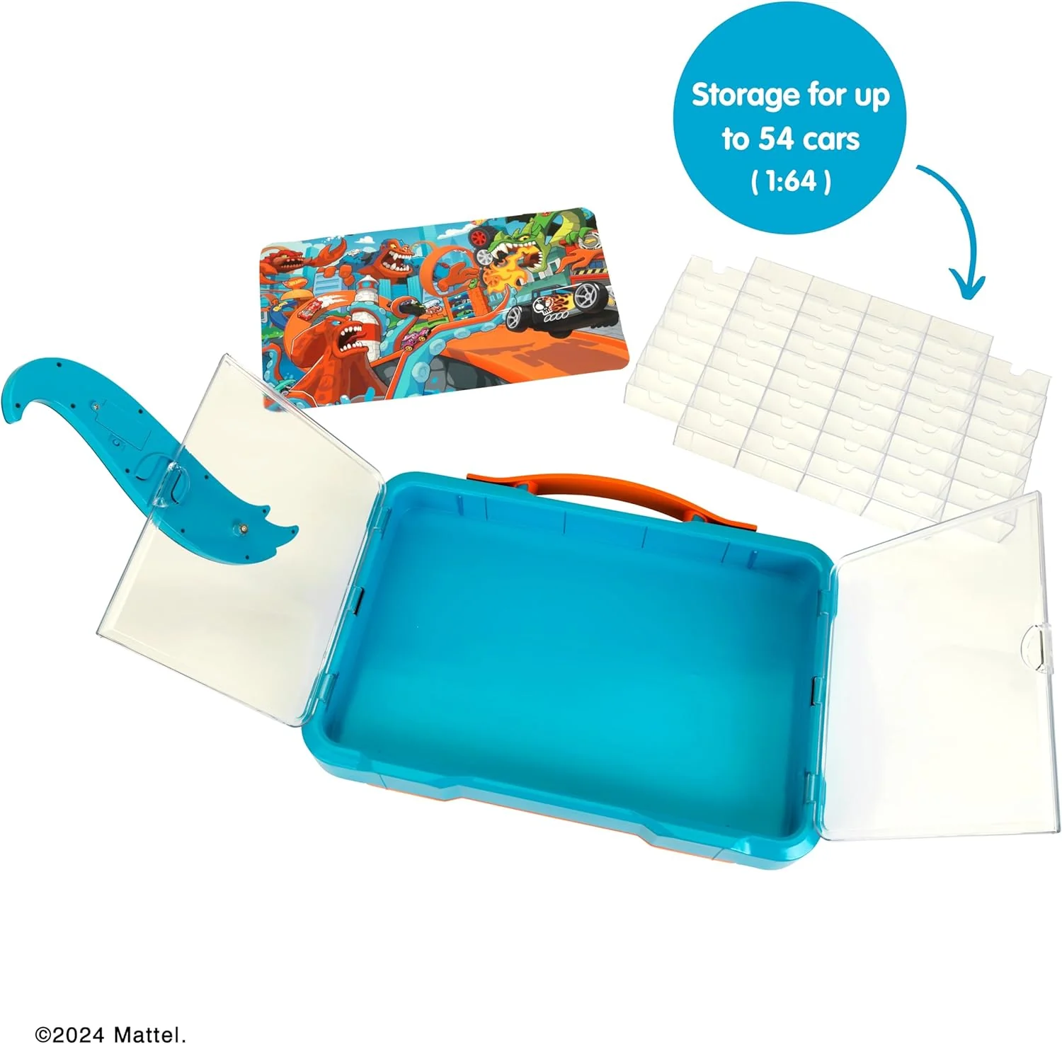 Klein Hot Wheels Collector's Case With Illuminated Hot Wheels Logo 2408 - Image 4