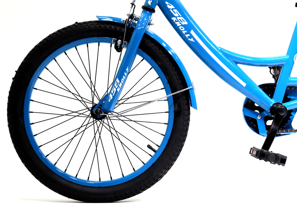 Knolly Three Wheel Bicycle 12 Inch Double Seat Blue - Image 3