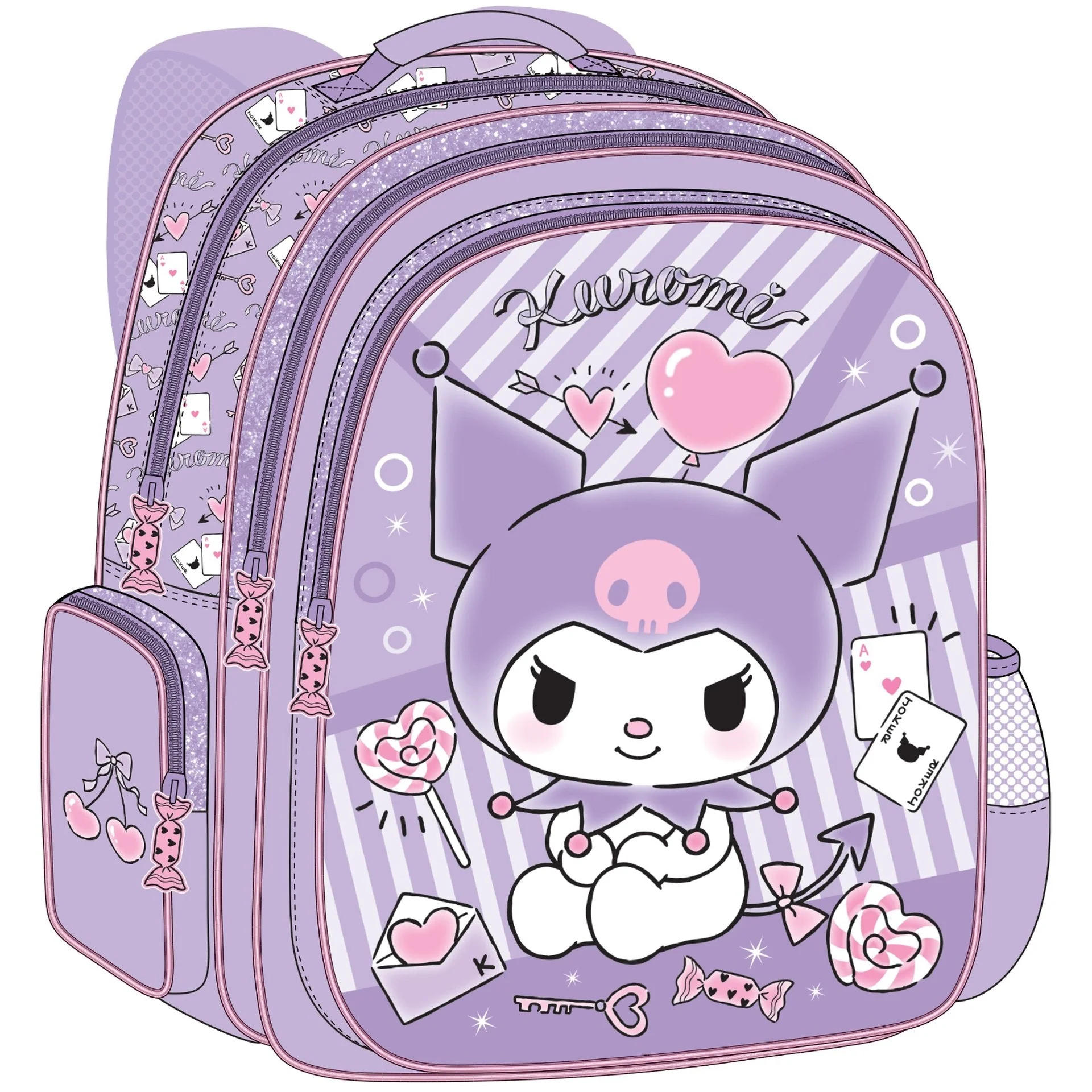 Kuromi Backpack 18inch FKST-31126