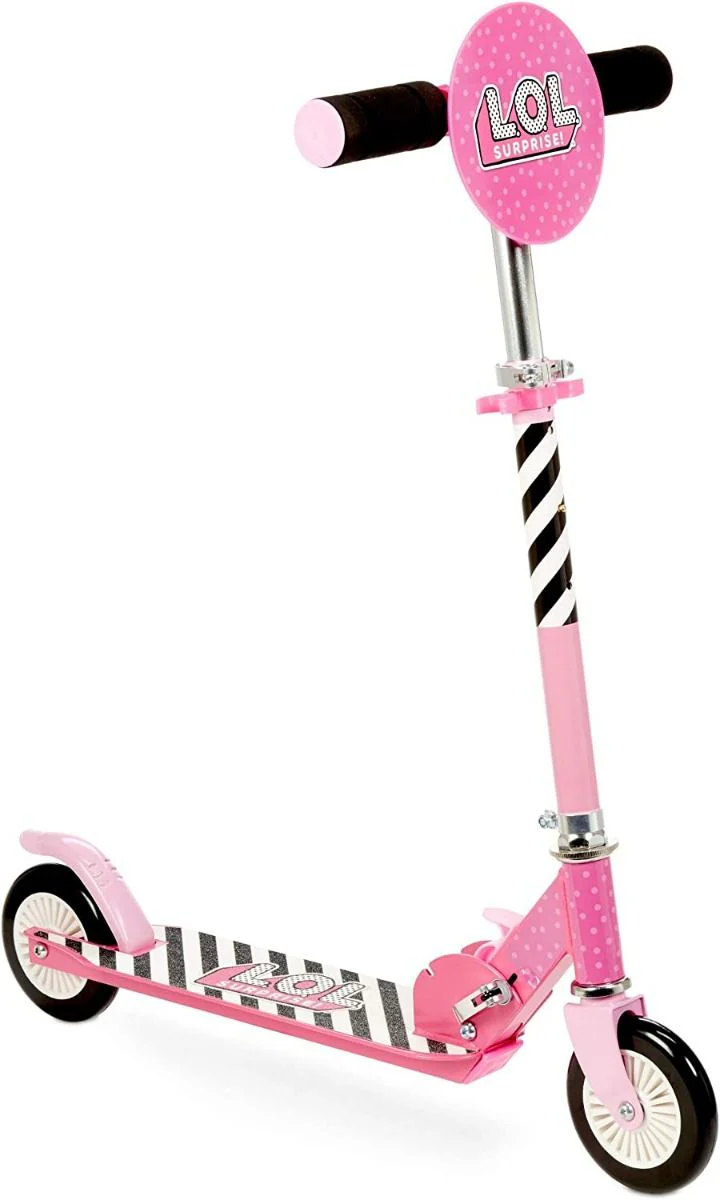 L.O.L. Surprise Folding Kick Scooter- Stripes LIT-652011