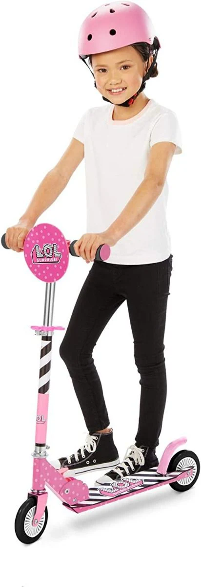 L.O.L. Surprise Folding Kick Scooter- Stripes LIT-652011 - Image 2