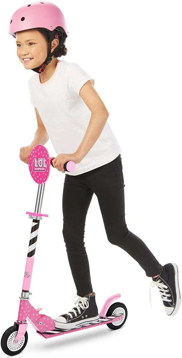 L.O.L. Surprise Folding Kick Scooter- Stripes LIT-652011 - Image 3