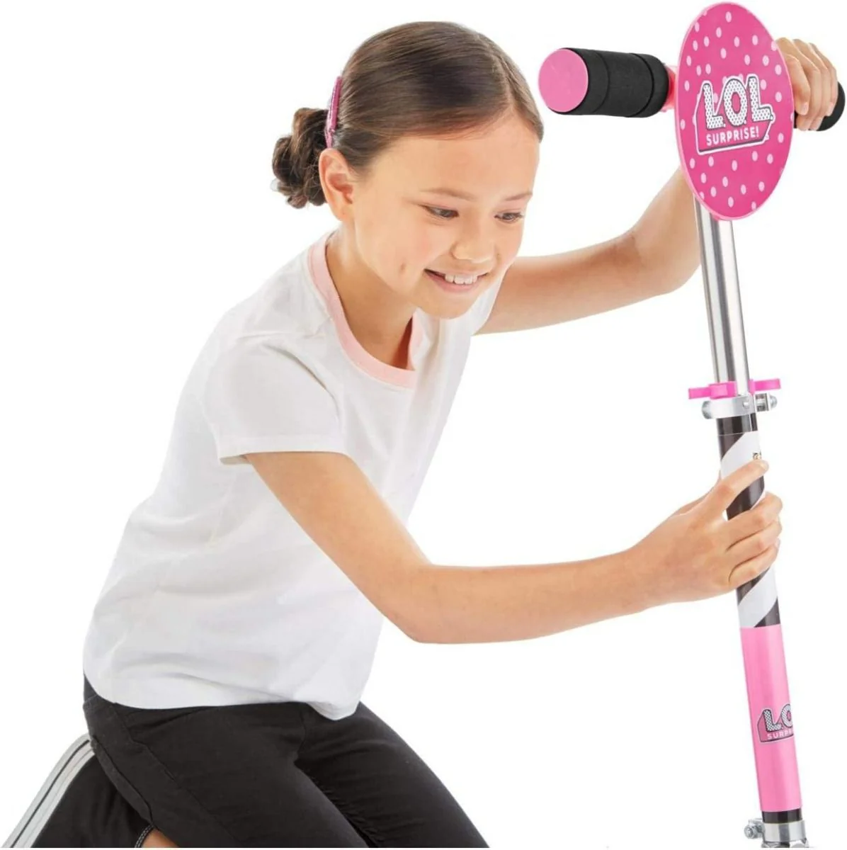 L.O.L. Surprise Folding Kick Scooter- Stripes LIT-652011 - Image 5
