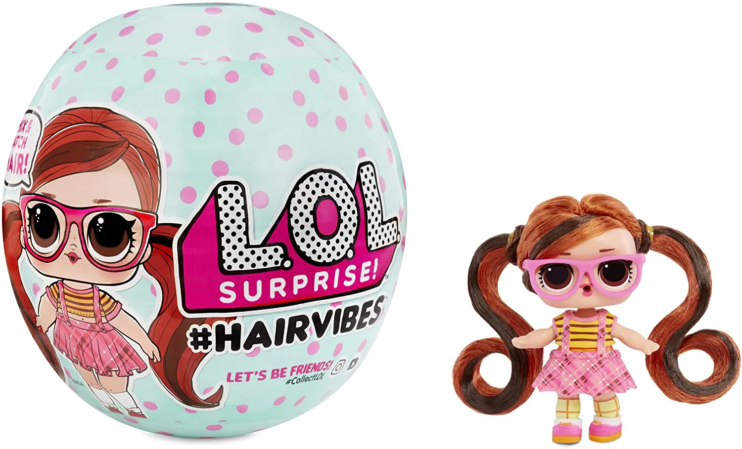 L.O.L Surprise Hairvibes Dolls with 15 Surprises & Mix & Match Hairpieces
