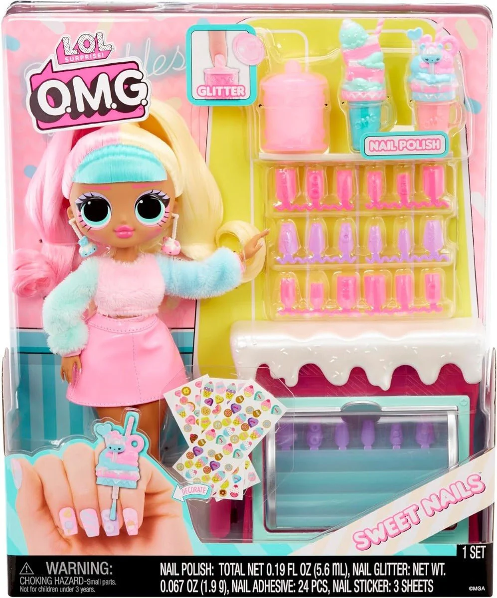 L.O.L Surprise OMG Sweet Nails Candylicious Sprinkles Shop - Image 2