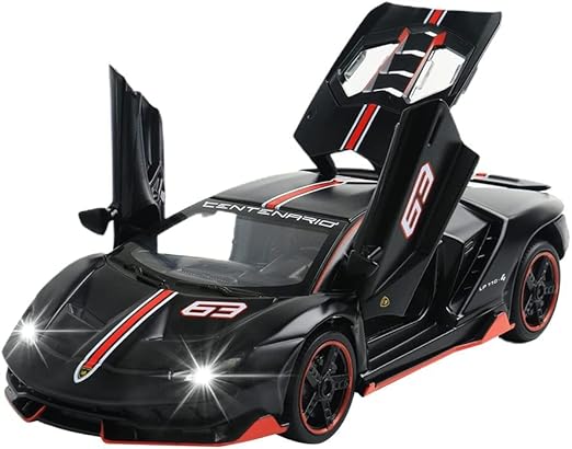 Lamborghini Aventador Pullback Diecast Car 770-4 - Image 3