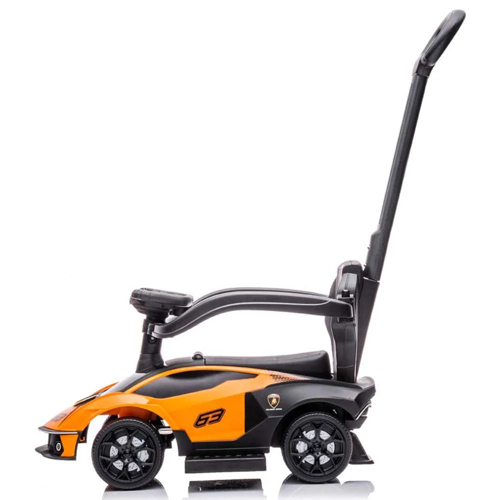 Lamborghini Essenza SC V12 Ride-on Car with Handle Orange 661 B10021 - Image 2