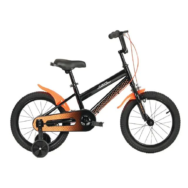 Lamborghini Kids Bicycle 12 Inch Black/Orange LBK013-OS