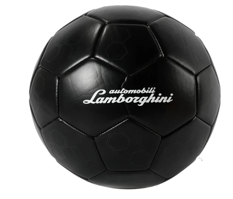 Lamborghini Metallic PVC Soccer Ball No. 5 - Black LFB552-5B - Image 3