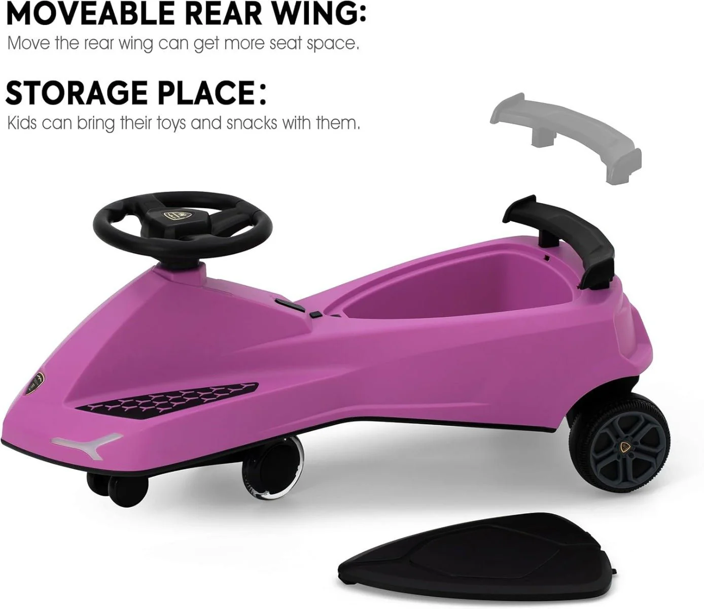 Lamborghini Swing Car Purple