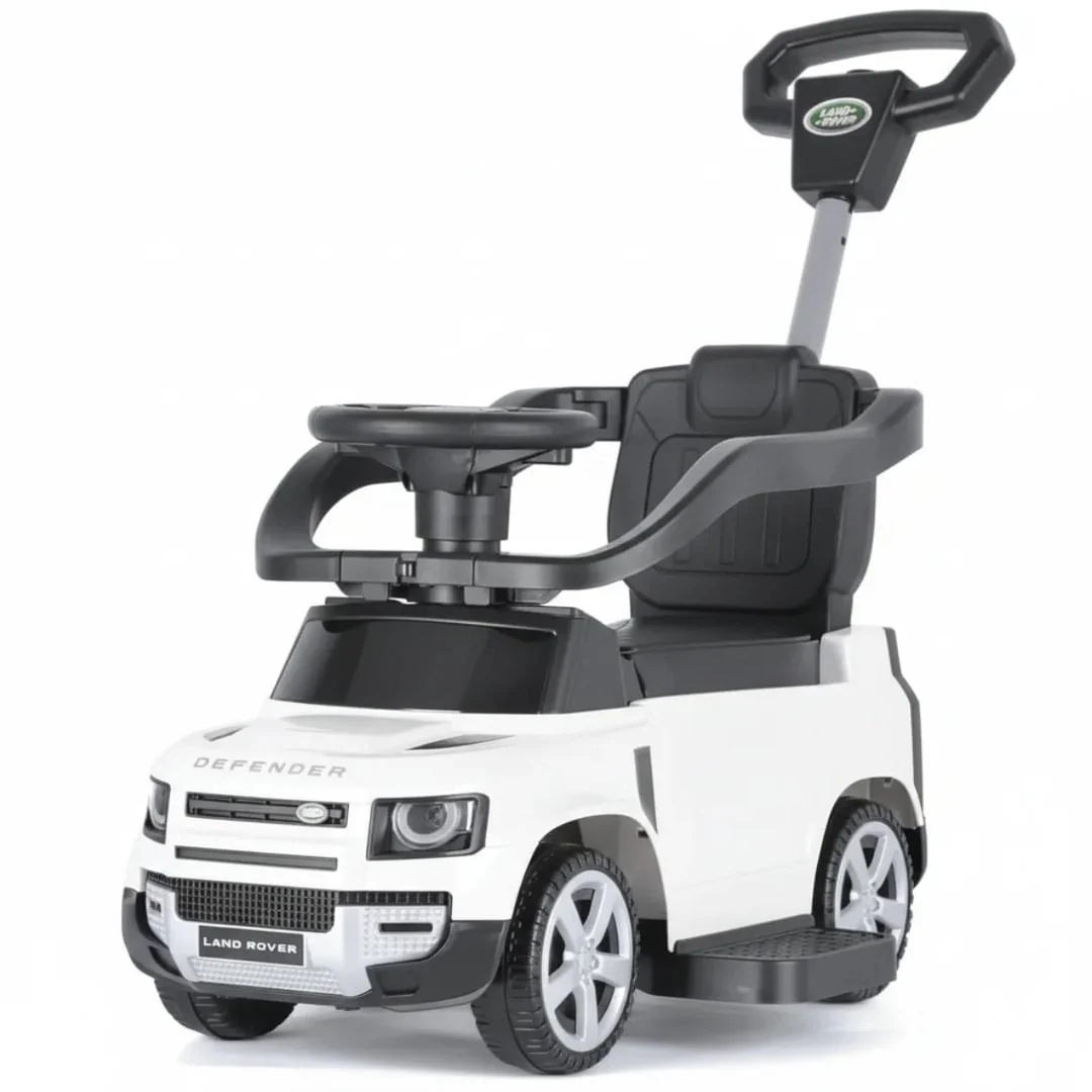 Land Rover Defender 90 Push Car White