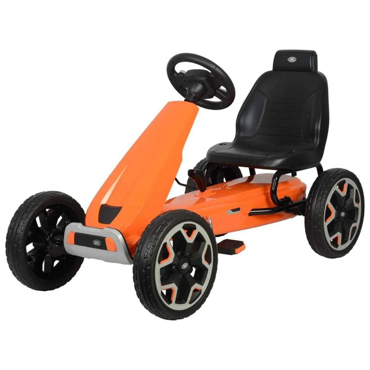 Land Rover Licensed Pedal Go Kart Orange 8956