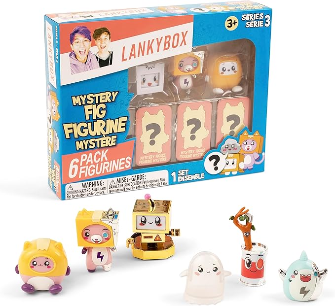 LankyBox Series 3 Mystery Figures Pack of 6 BON-20026
