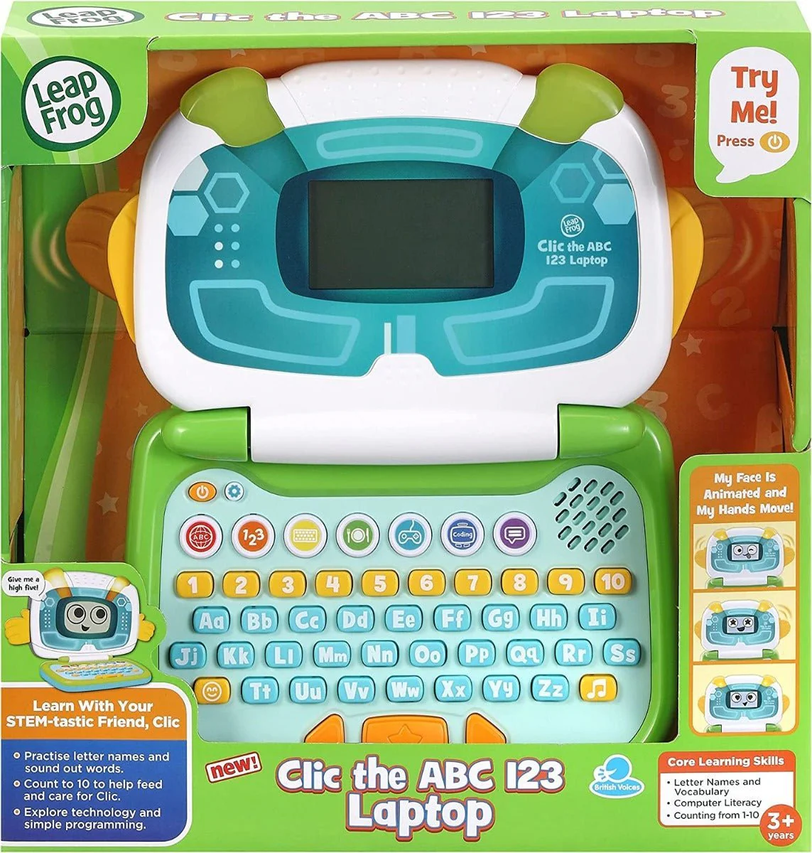 Leapfrog Clic the ABC-123 Laptop - Green 80-615103