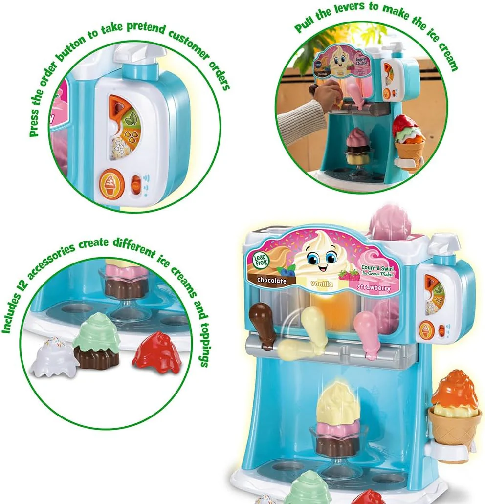 LeapFrog Count and Swirl Ice Cream Maker 80-619003 - Image 12