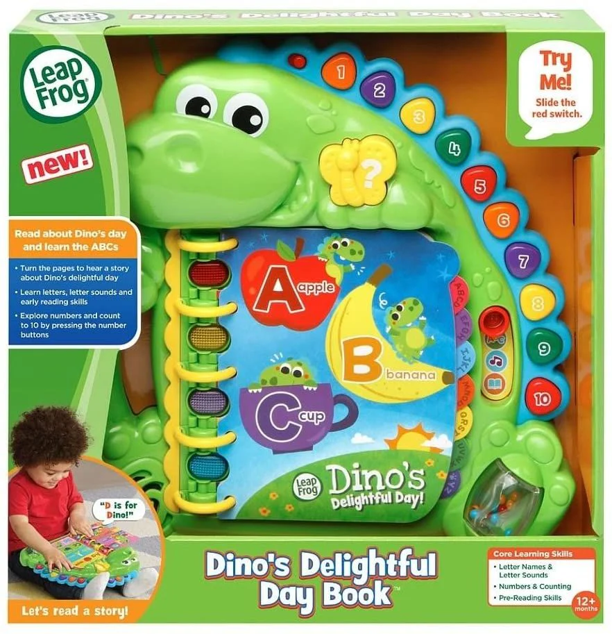 LeapFrog Dino's Delightful Day ABC Book 80-600503