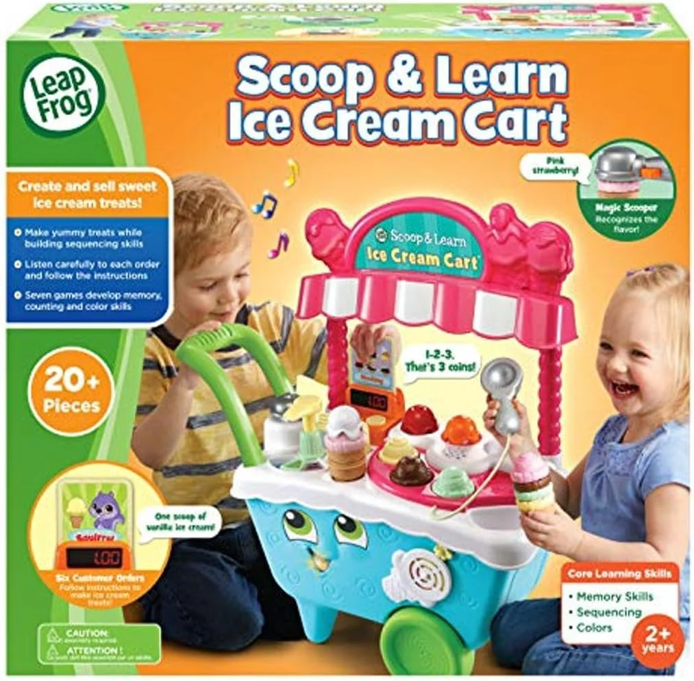Leapfrog Scoop & Learn Ice Cream Cart 80-600703 - Image 4