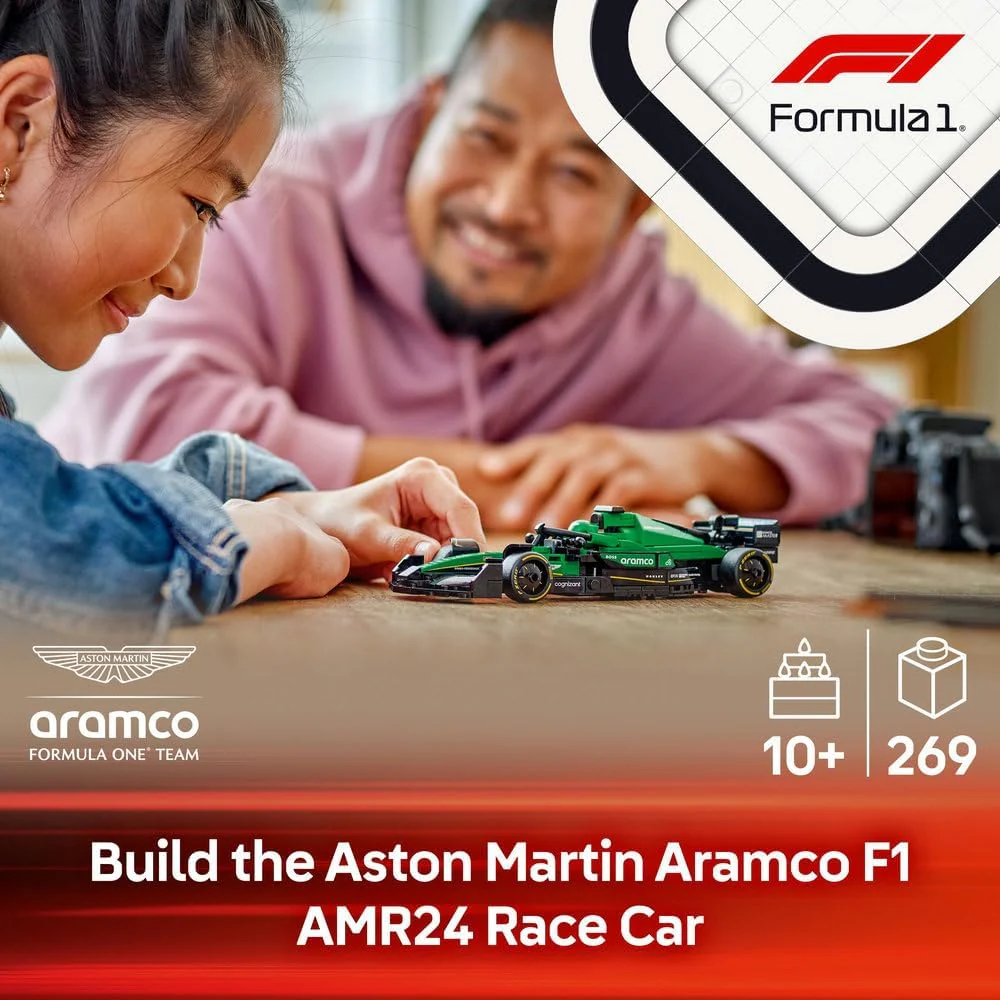 LEGO Aston Martin Aramco F1 AMR24 Race Car 77245 - Image 2