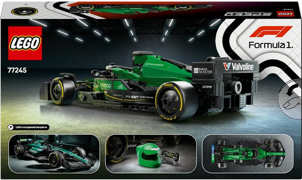 LEGO Aston Martin Aramco F1 AMR24 Race Car 77245 - Image 6