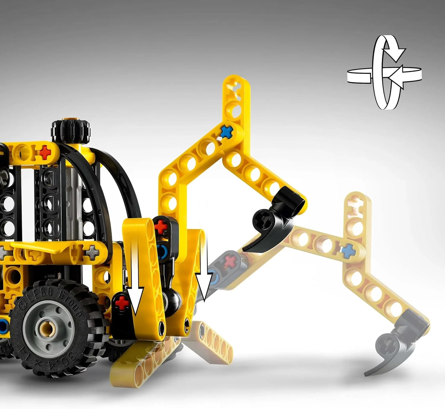 LEGO Backhoe Loader 6518551/42197 - Image 5