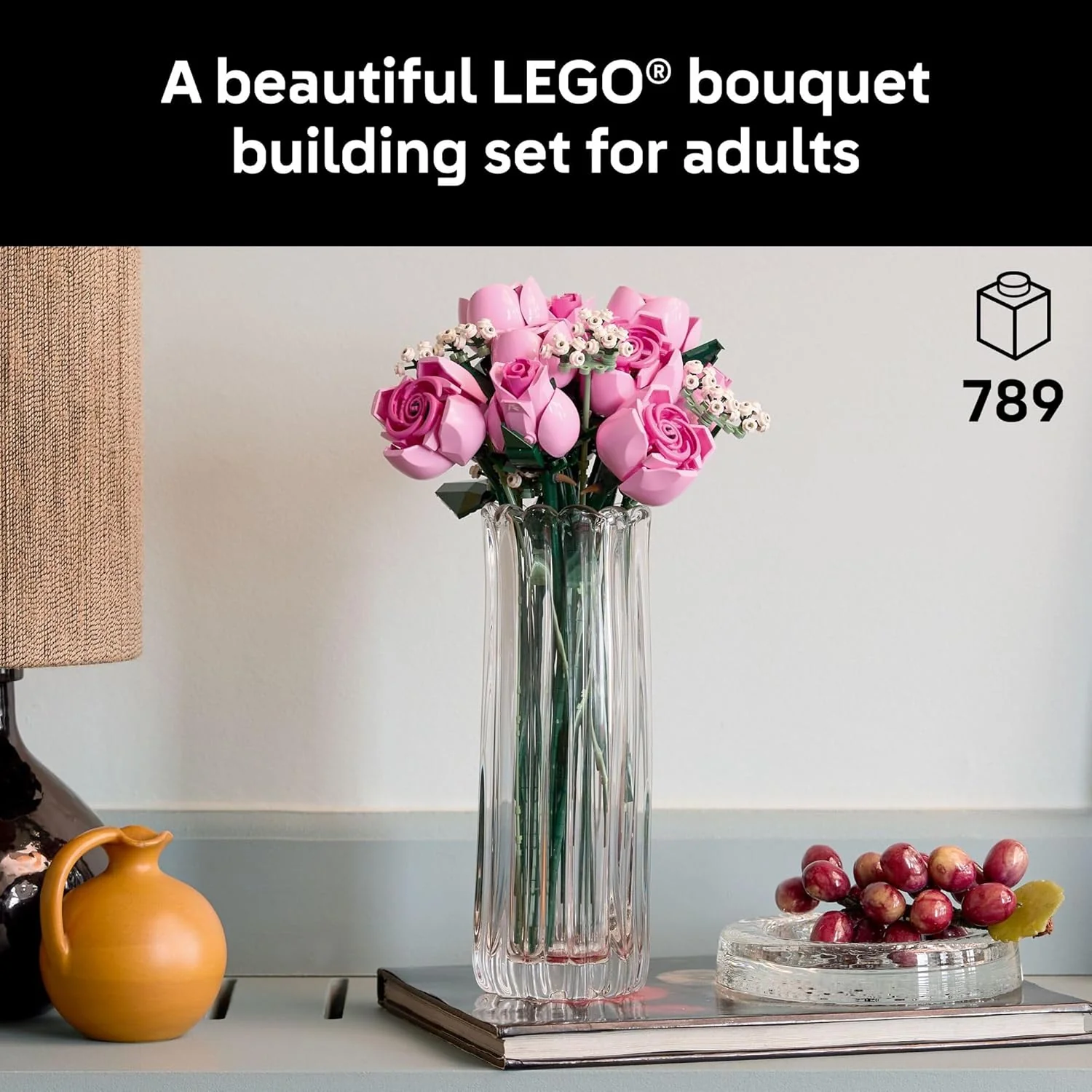 LEGO Botanicals Bouquet Of Pink Roses 10374 - Image 7
