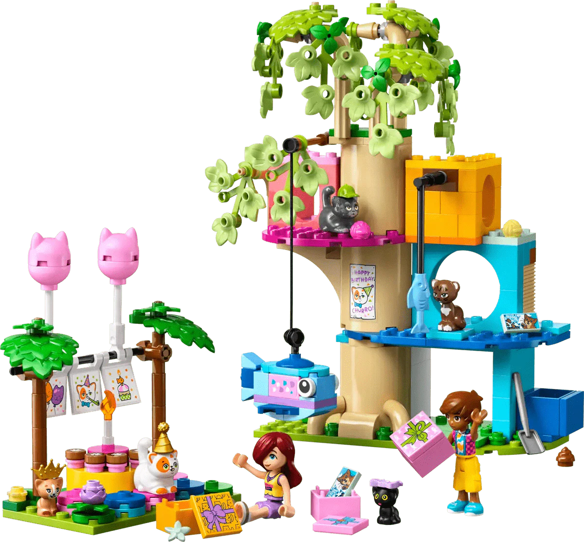 LEGO Cat Birthday Party & Tree House 42666 - Image 2