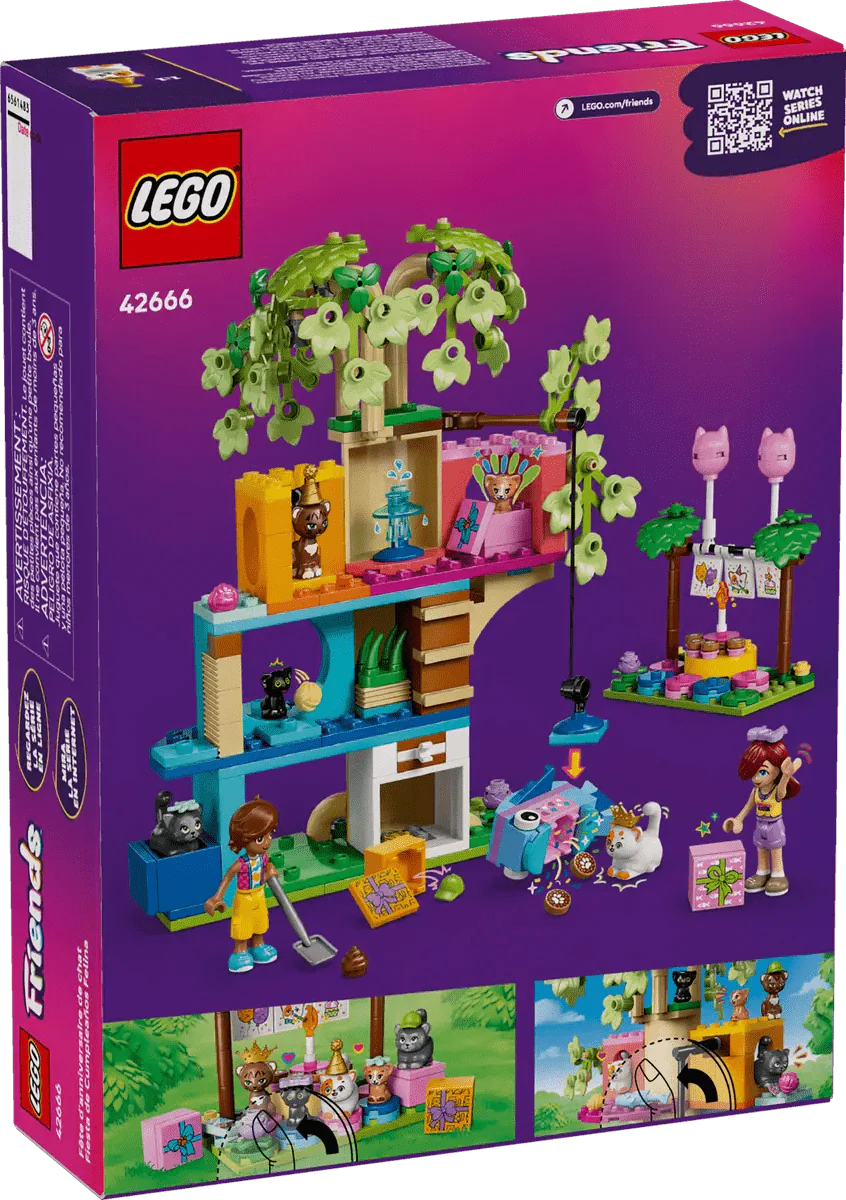 LEGO Cat Birthday Party & Tree House 42666 - Image 6