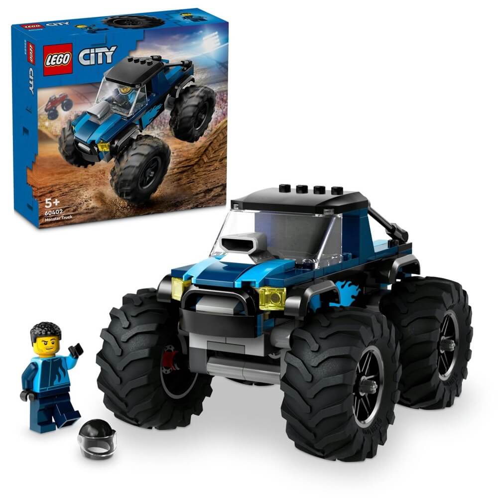Lego City Blue Monster Truck