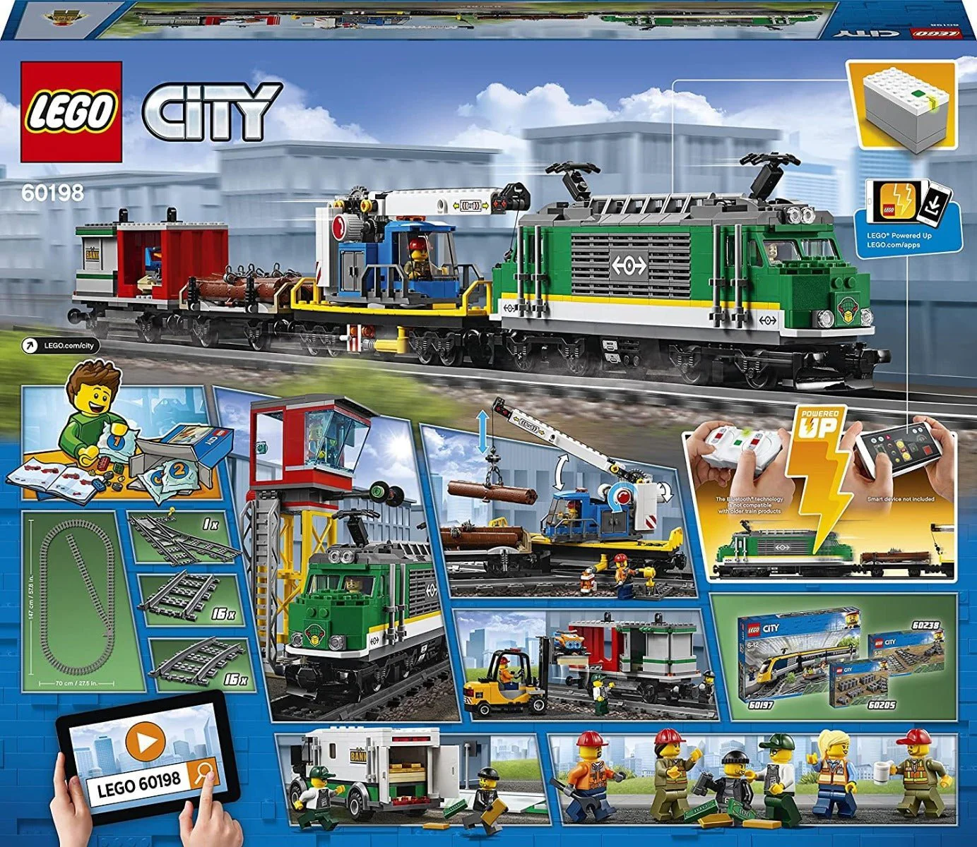 LEGO City Cargo Train 6212495/60198 - Image 6