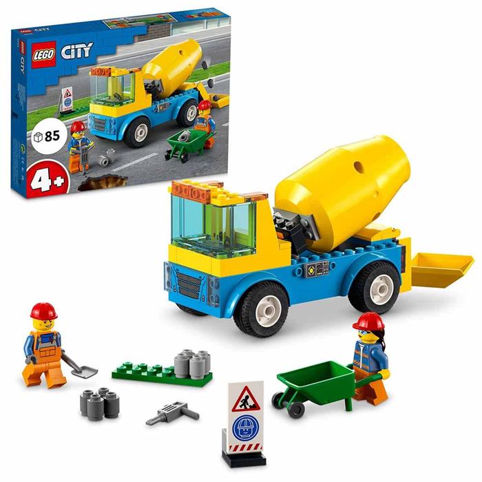 LEGO City Cement Mixer Truck 6379625/60325 - Image 2