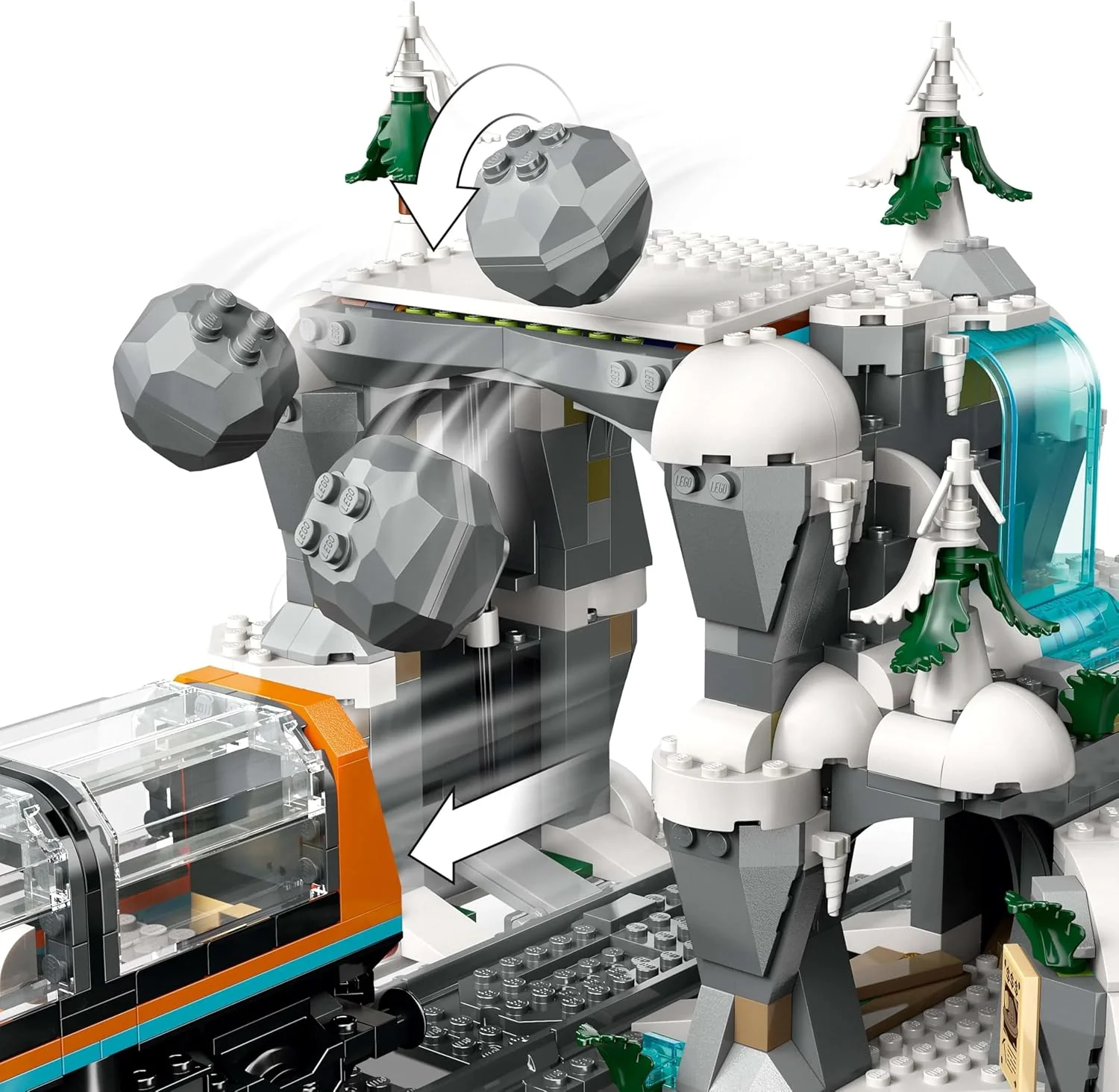 LEGO City Explorers' Arctic Polar Express Train V29 60470 - Image 6