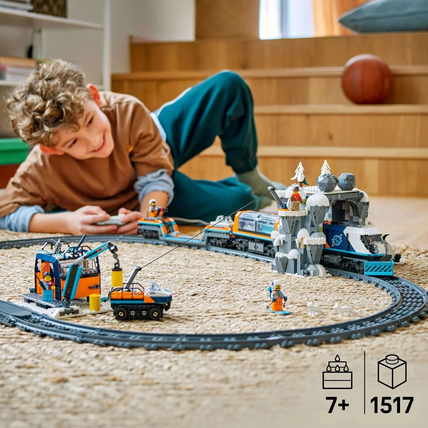 LEGO City Explorers' Arctic Polar Express Train V29 60470 - Image 8
