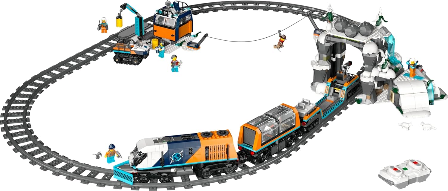 LEGO City Explorers' Arctic Polar Express Train V29 60470 - Image 9