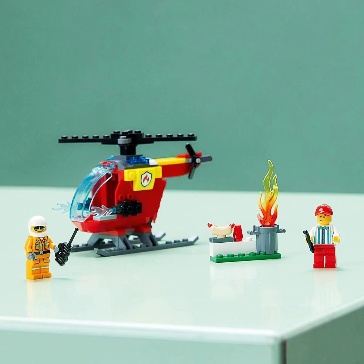 LEGO City Fire Helicopter 60318 - Image 2