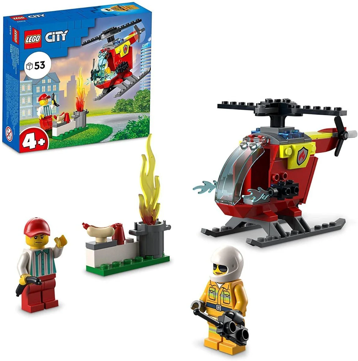 LEGO City Fire Helicopter 60318 - Image 5