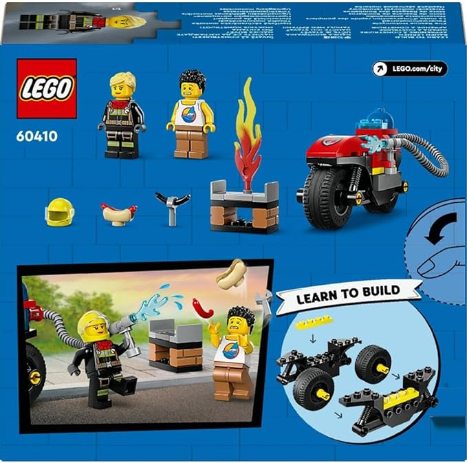Lego City Fire Rescue Motorcycle - Image 2