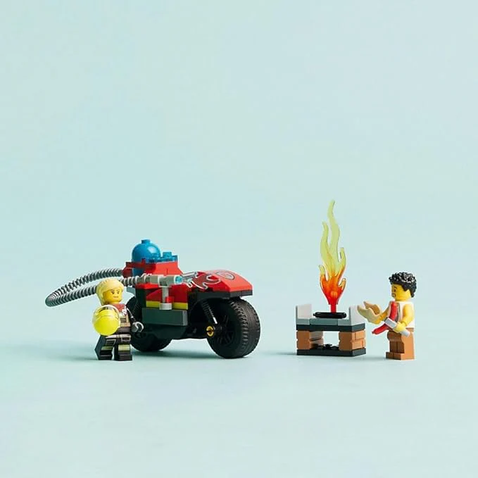 Lego City Fire Rescue Motorcycle - Image 3