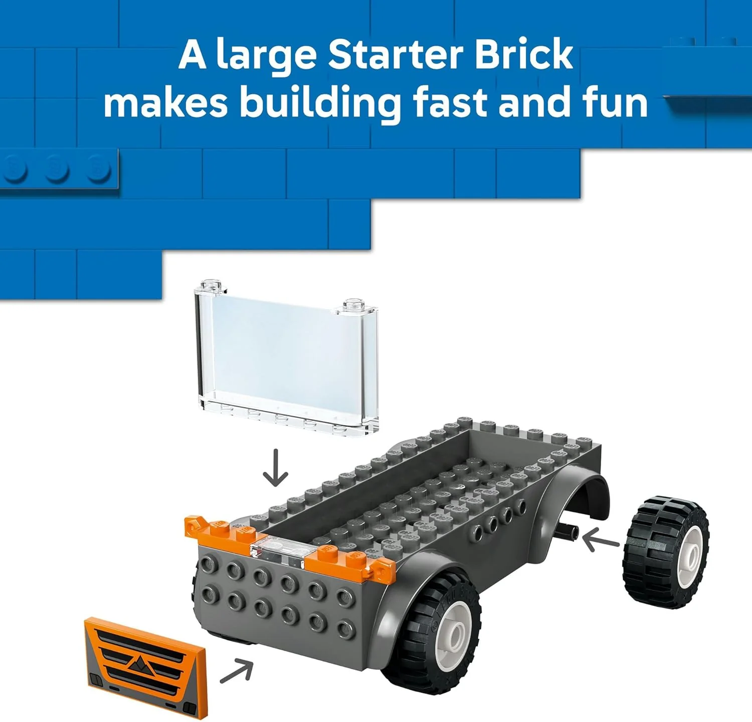LEGO City Motorcycle Transporter 60491 - Image 9