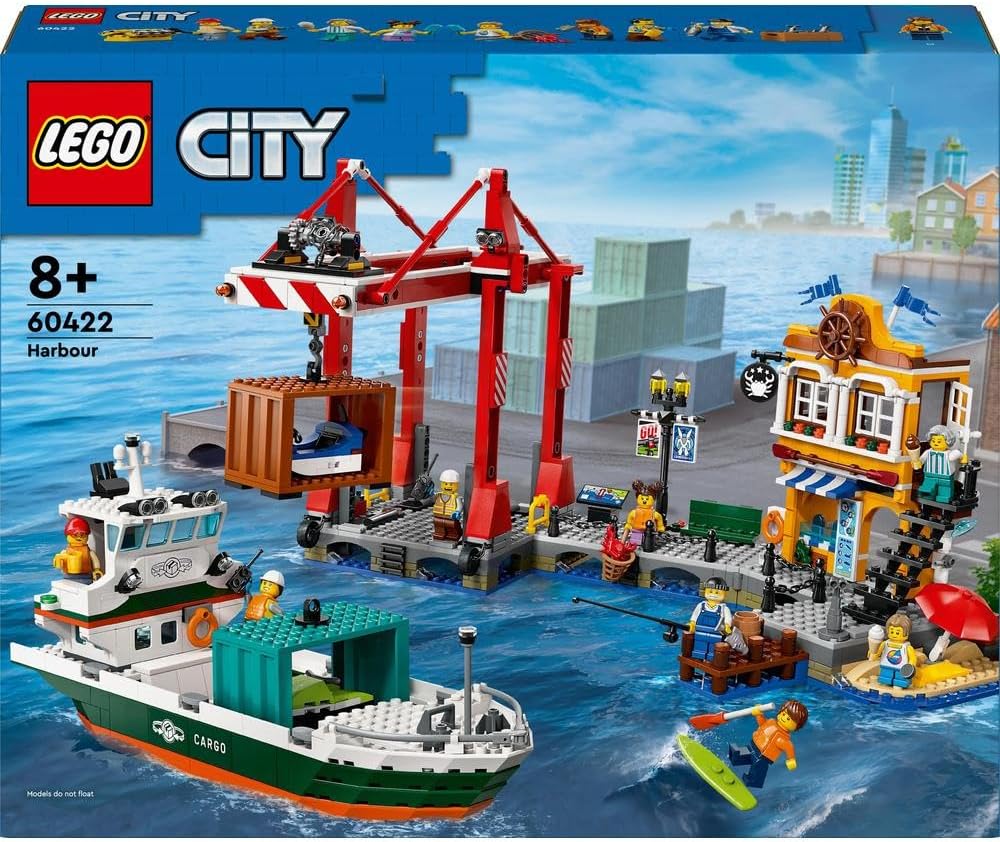 Lego City Seaside Harbor with Cargo Ship 60422/6470809 - Image 4