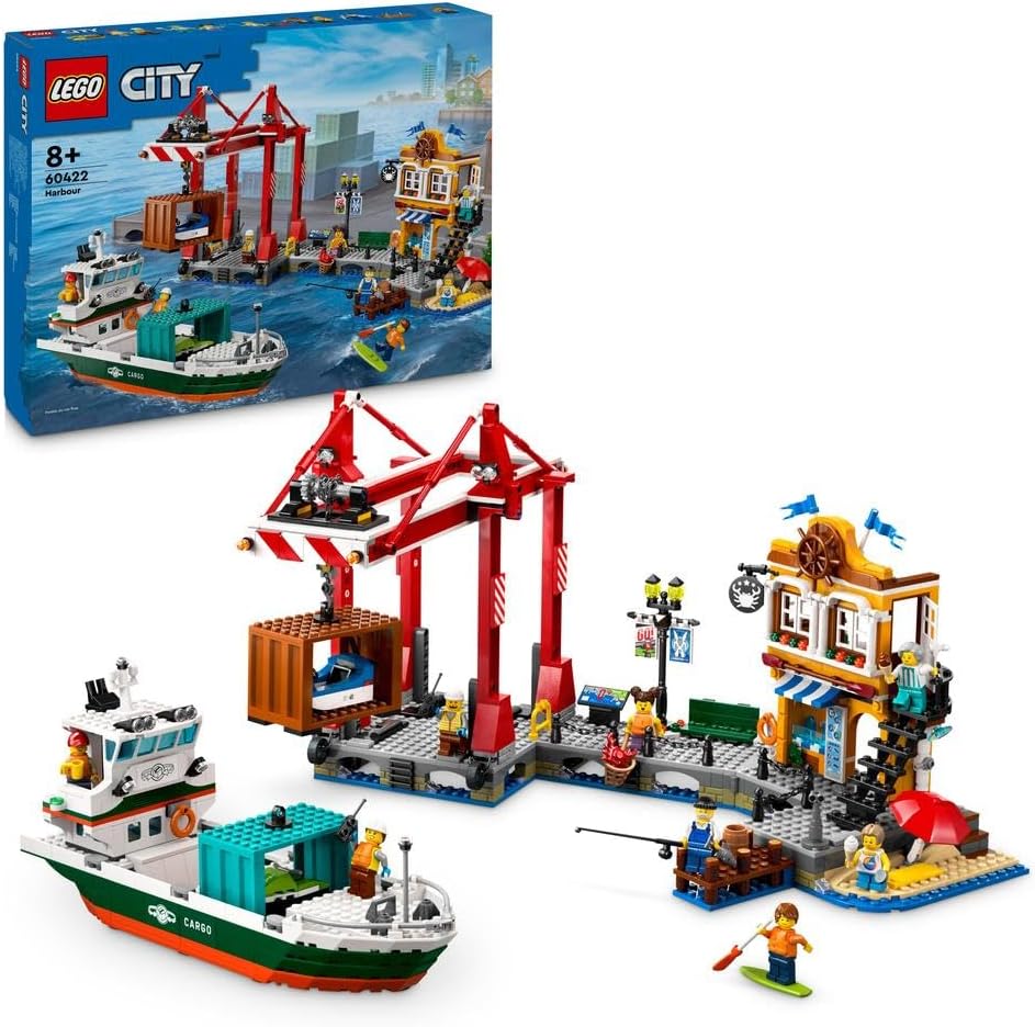 Lego City Seaside Harbor with Cargo Ship 60422/6470809 - Image 5
