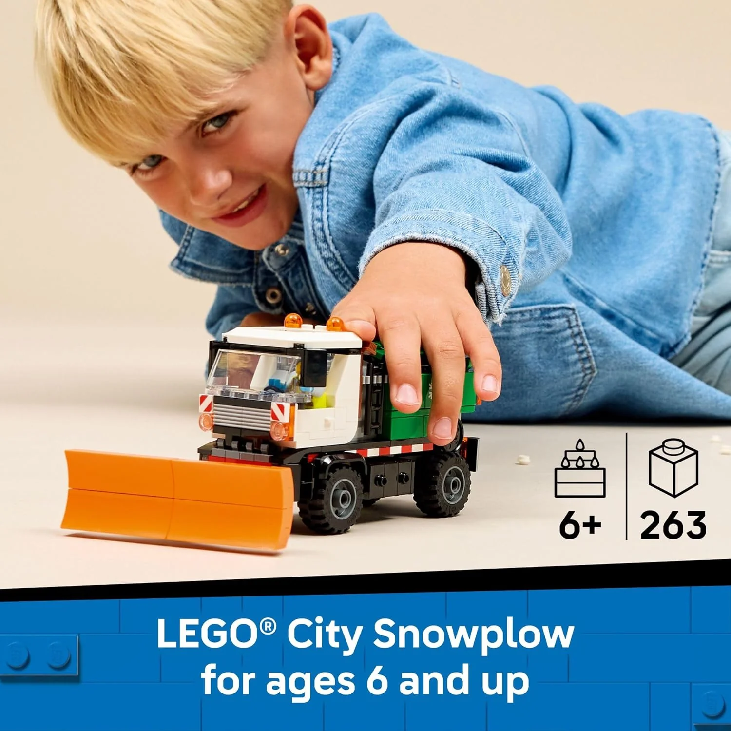 LEGO City Snowplow 60490 - Image 2