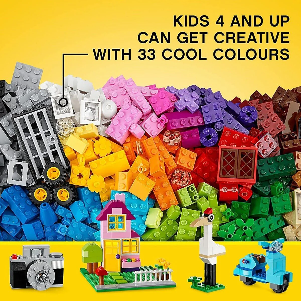 LEGO Classic Large Creative Brick Box 6102214/10698 - Image 4