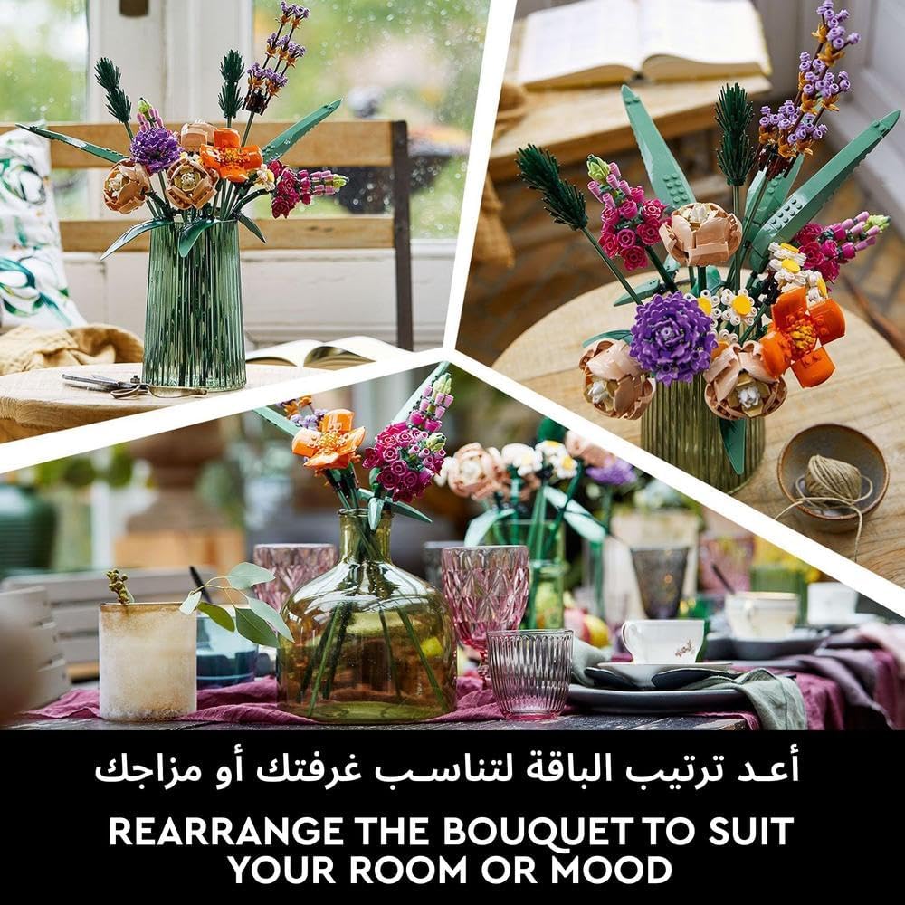LEGO Creation Expert Flower Bouquet - Image 4