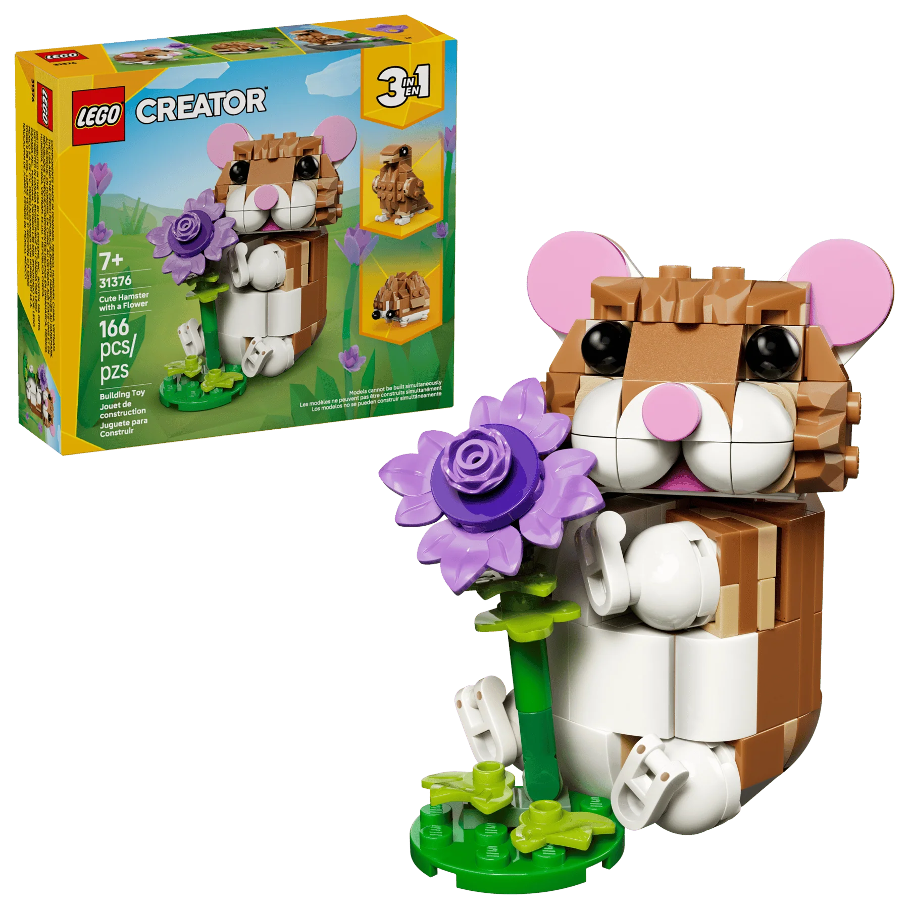 LEGO Creator Cute Hamster With A Flower 31376