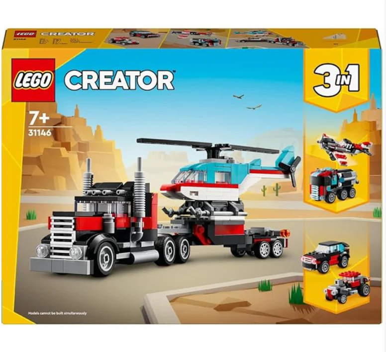 LEGO Creator Flatbed Truck With Helicopter - Image 2