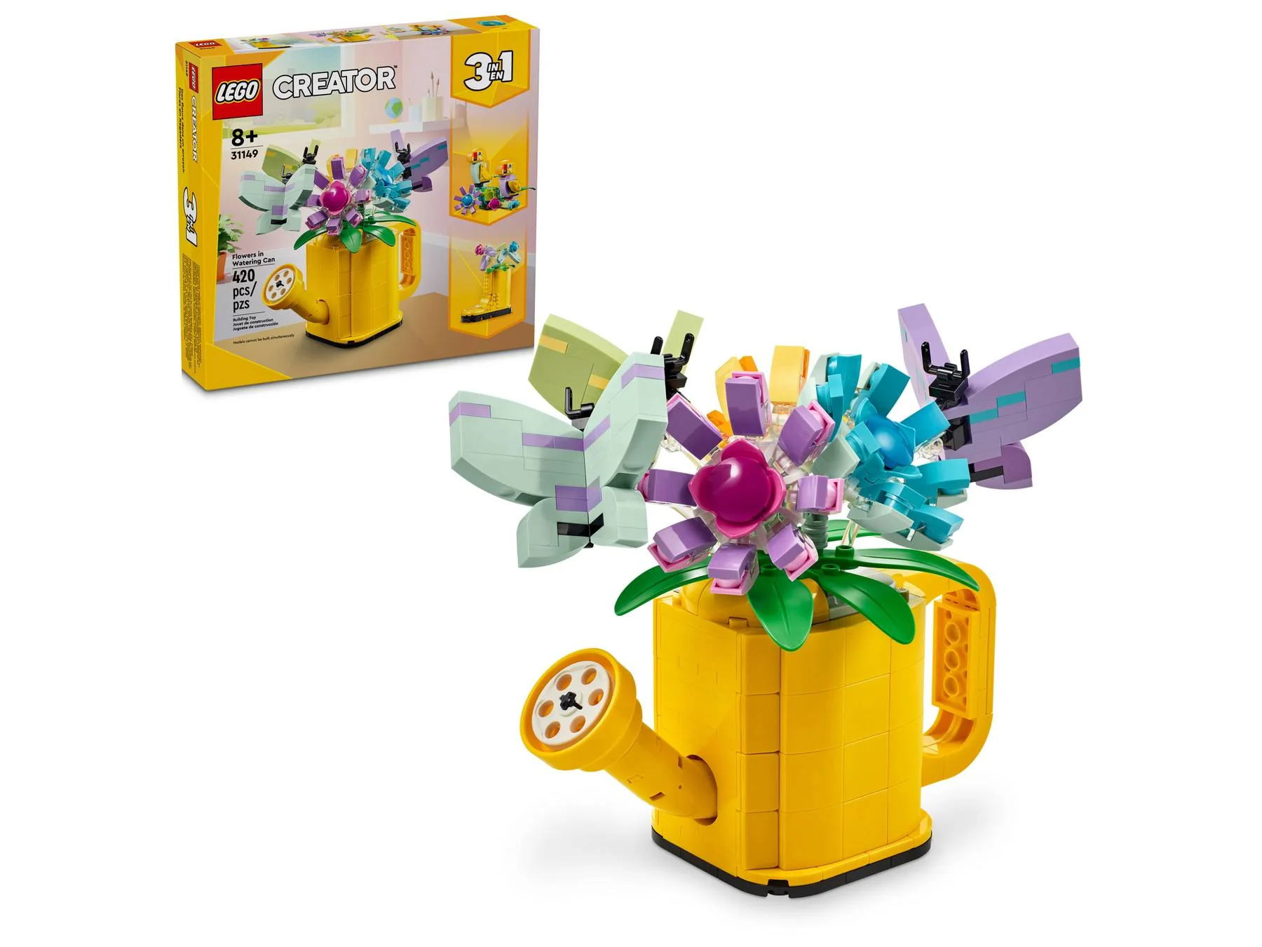 LEGO Creator Flowers In Watering Can - Image 3
