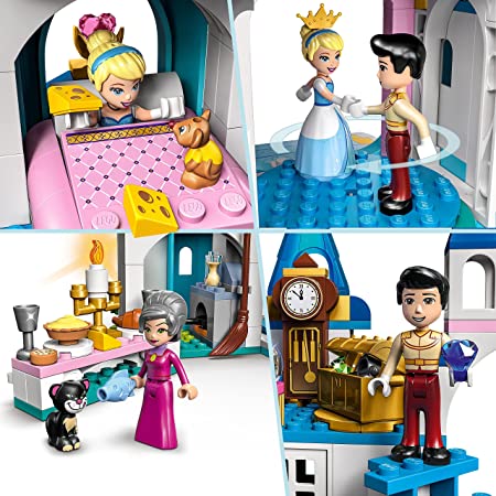 LEGO Disney Cinderella and Prince Charming's Castle 6378997/43206 - Image 2