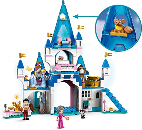 LEGO Disney Cinderella and Prince Charming's Castle 6378997/43206 - Image 3