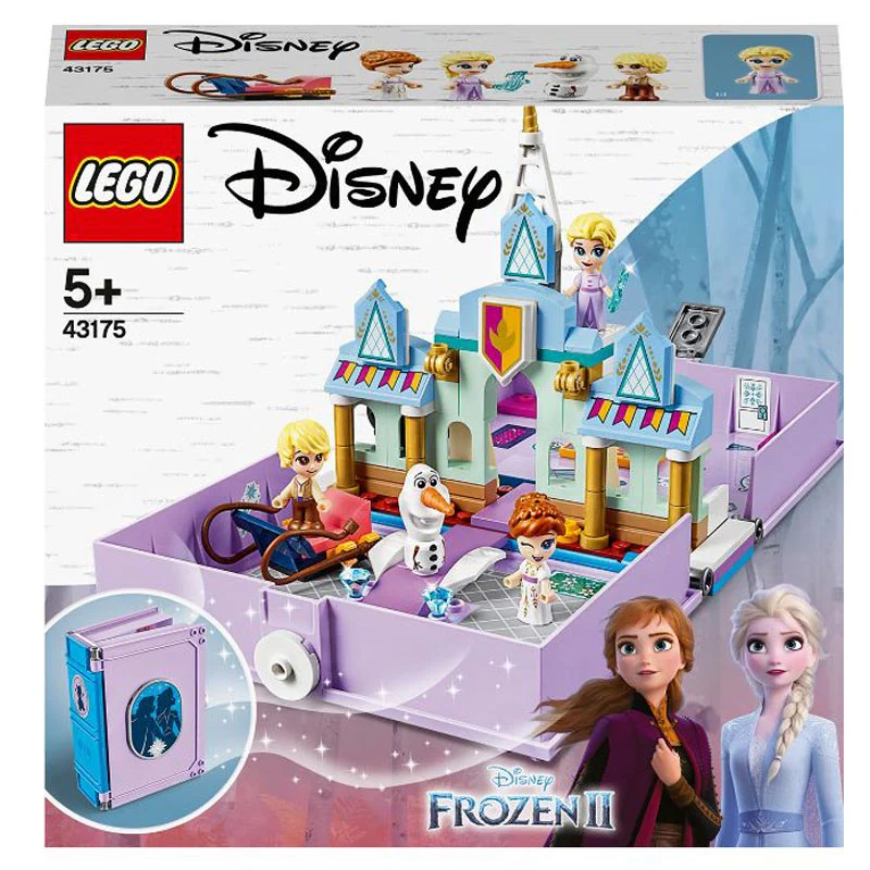 LEGO Disney Frozen II Anna and Elsa’s Storybook Adventures Playset